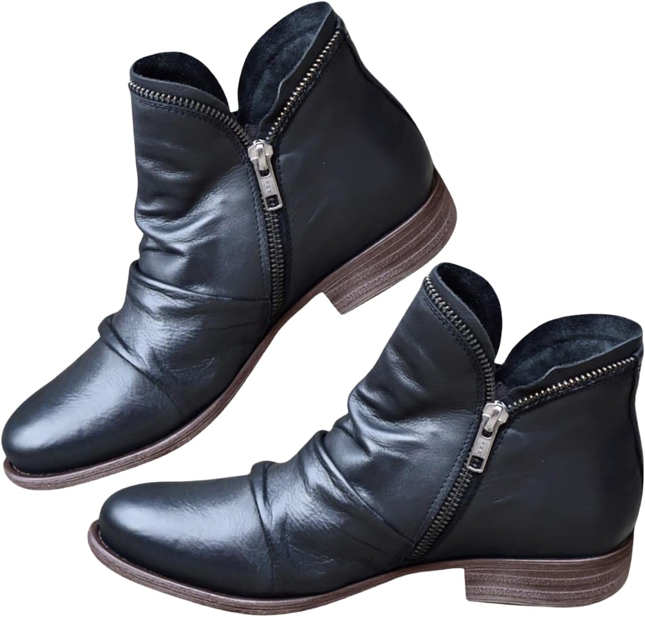 Женские ботинки Wankang на низком каблуке Челси, из искусственной кожи, с заостренным носком, широкие, без шнуровки, короткие ботильоны, черный
Женские ботинки Wankang на низком каблуке Челси, из искусственной кожи, с заостренным носком, широкие, без шнуровки, короткие ботильоны, черный