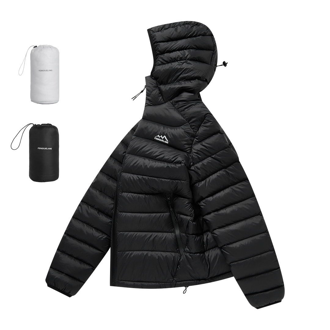 FENGXUELANG Унисекс пуховик, Black
FENGXUELANG Унисекс пуховик, Black