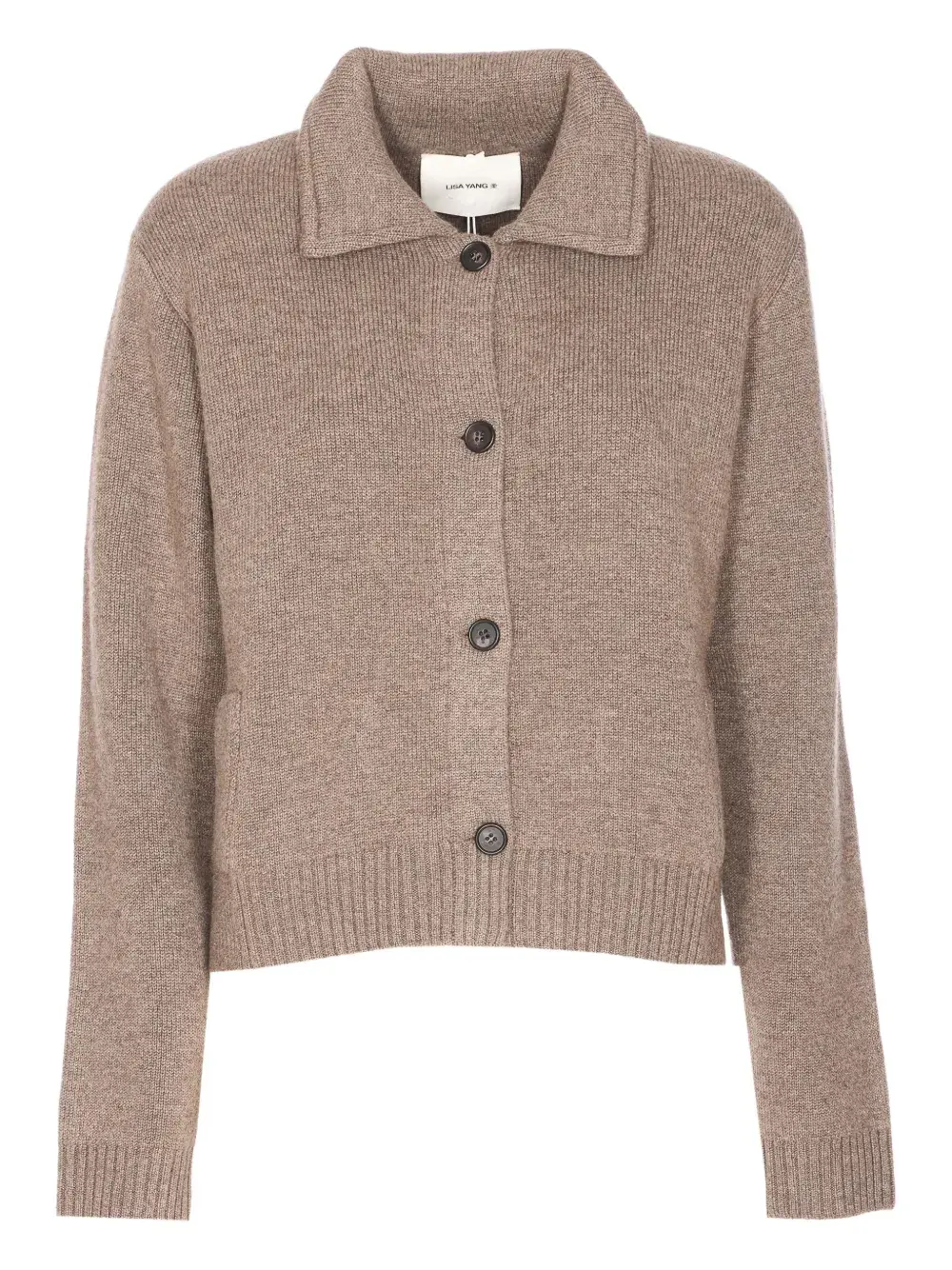 Кардиган из кашемира на пуговицах Lisa Yang, нейтральный
Кардиган из кашемира на пуговицах Lisa Yang, нейтральный