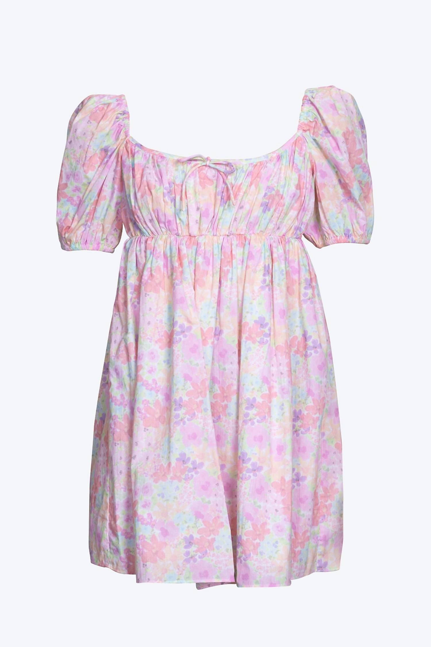 Мини-платье Kennedy из хлопкового поплина с открытой спиной и цветочным принтом нежно-розового цвета for Love & Lemons 
Мини-платье Kennedy из хлопкового поплина с открытой спиной и цветочным принтом нежно-розового цвета for Love & Lemons