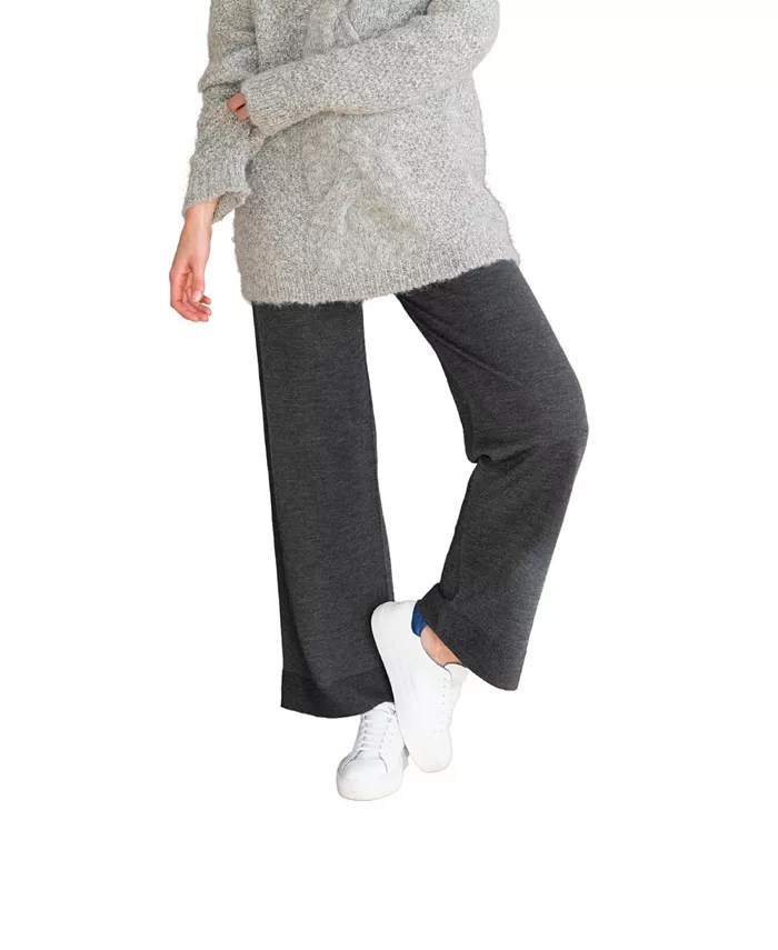 Женские широкие брюки из мериносовой шерсти для дома Celtic & Co., серый
Женские широкие брюки из мериносовой шерсти для дома Celtic & Co., серый