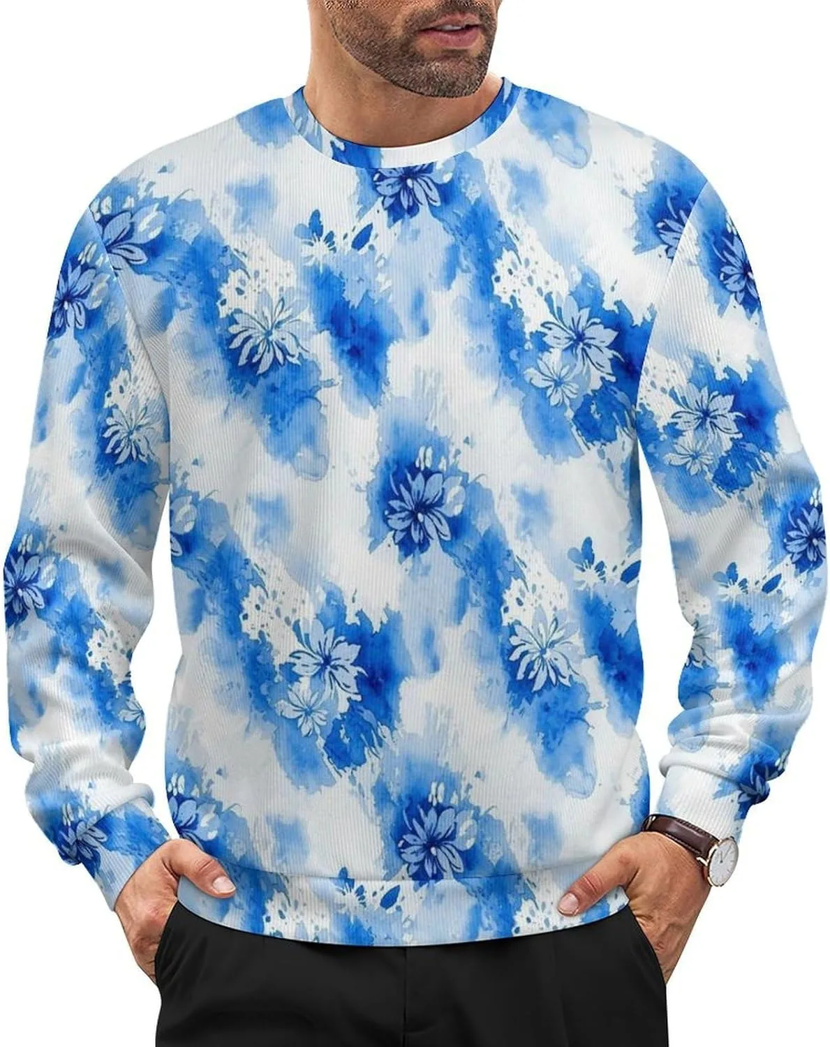 Длинный свитер с круглым воротом, эластичный пуловер для мужчин SEBNATAL
Длинный свитер с круглым воротом, эластичный пуловер для мужчин SEBNATAL