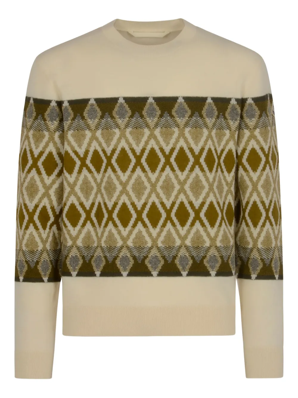 Шерстяной свитер с узором MONCLER, нейтральный
Шерстяной свитер с узором MONCLER, нейтральный