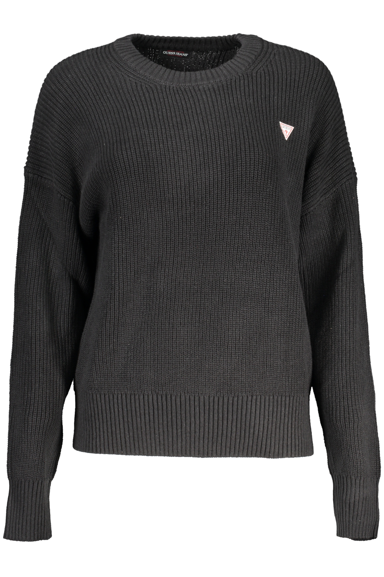 Женский свитер Guess Jeans хлопковый вязаный с логотипом, черный
Женский свитер Guess Jeans хлопковый вязаный с логотипом, черный
