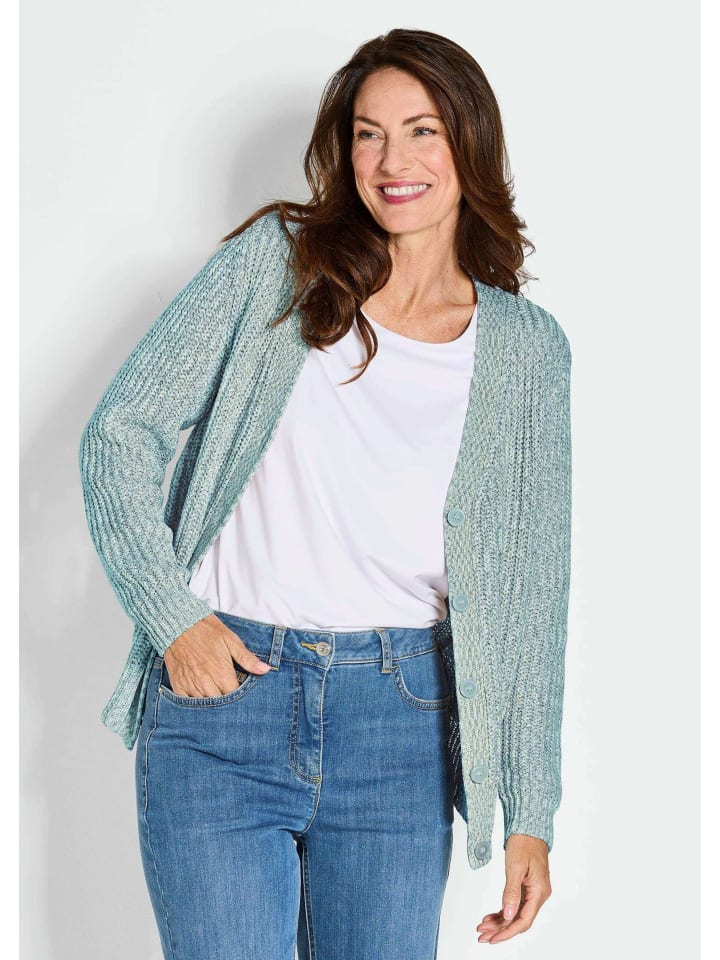 Кардиган GOLDNER, цвет grün/weiß/gemustert
Кардиган GOLDNER, цвет grün/weiß/gemustert