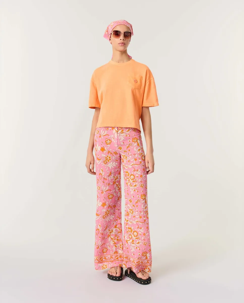 Женская футболка с логотипом "Драгоценность" Maje, оранжевый
Женская футболка с логотипом "Драгоценность" Maje, оранжевый