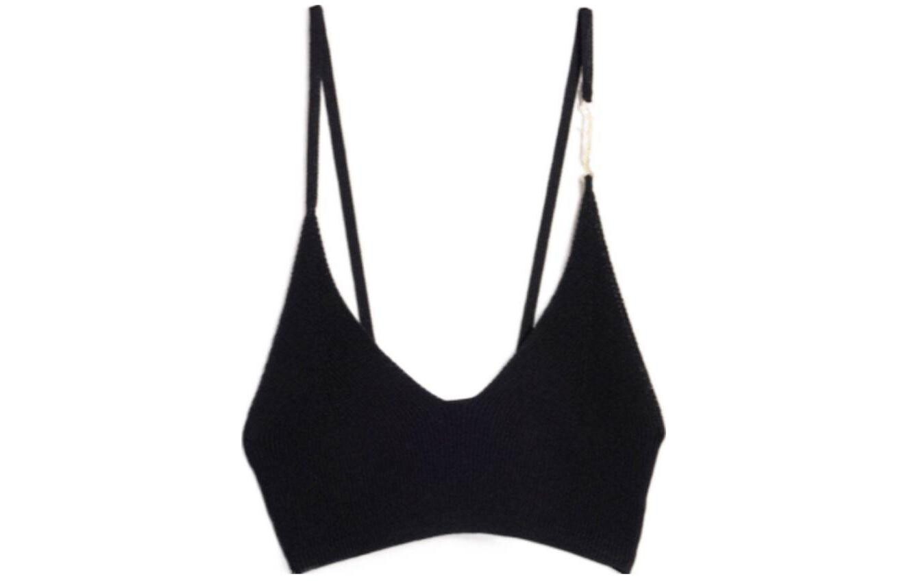 Бюстгальтер женский Jacquemus, черный 
Бюстгальтер женский Jacquemus, черный