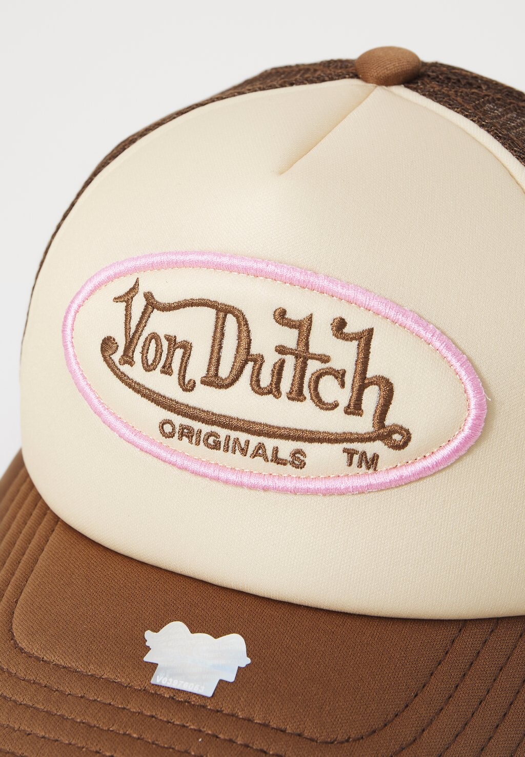 Бейсболка TRUCKER TAMPA UNISEX Von Dutch, коричневый 
Бейсболка TRUCKER TAMPA UNISEX Von Dutch, коричневый