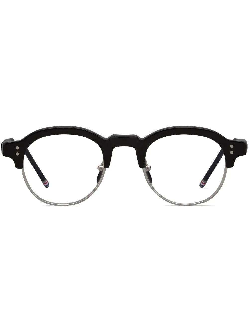Очки в овальной оправе THOM BROWNE, черный
Очки в овальной оправе THOM BROWNE, черный