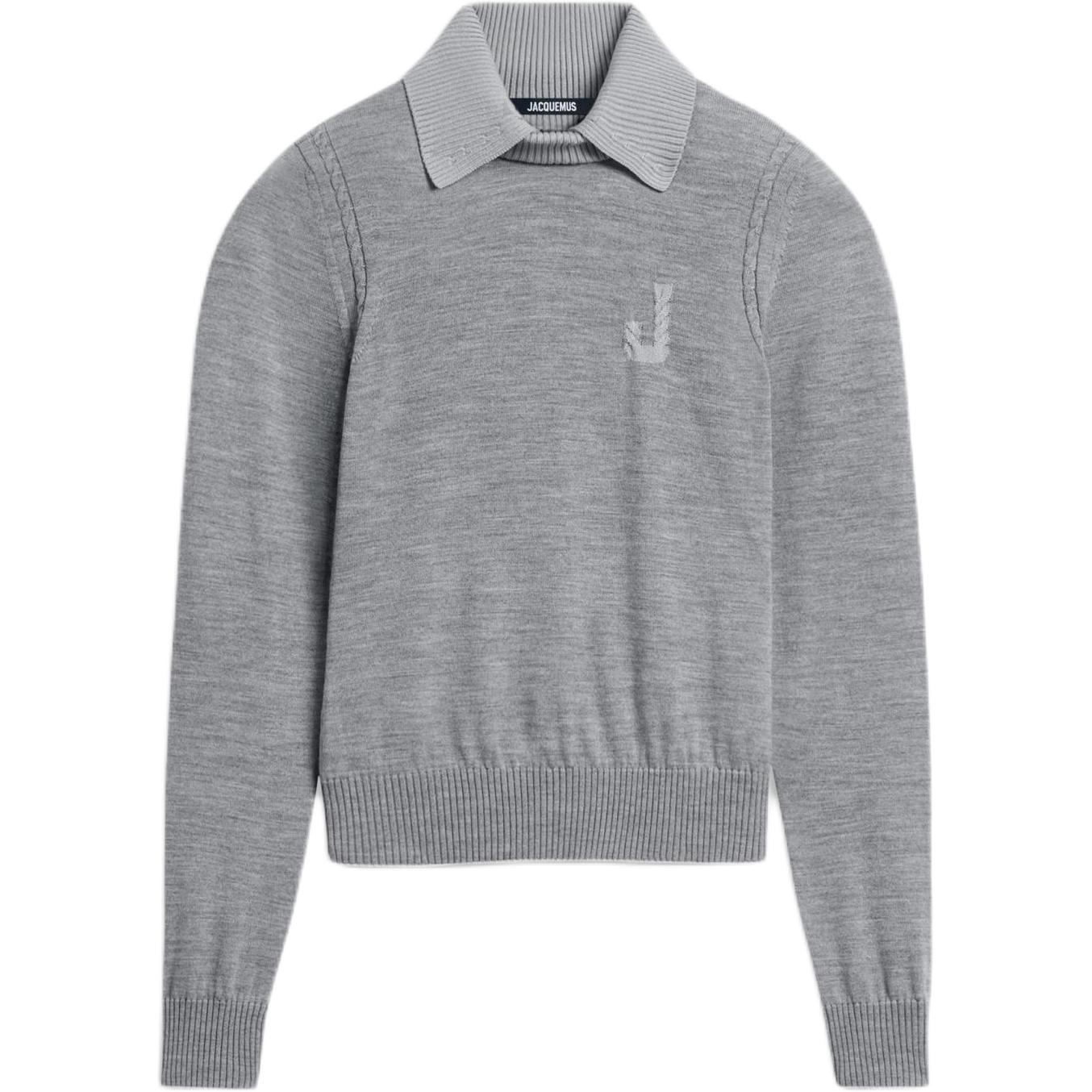 Трикотажная поло Jacquemus, серый/серый
Трикотажная поло Jacquemus, серый/серый