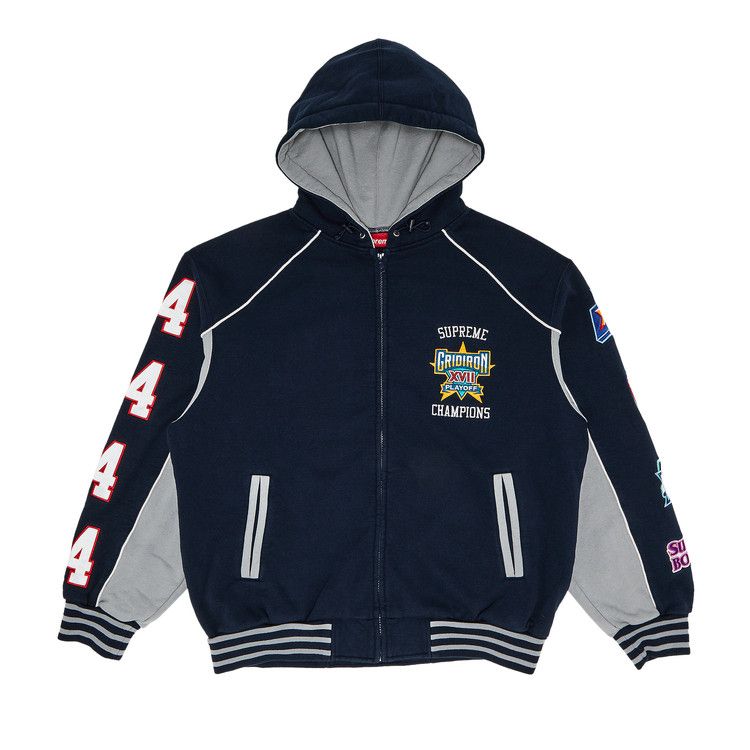 Толстовка Supreme Playoffs Zip Up Hooded Sweatshirt, Navy
Толстовка Supreme Playoffs Zip Up Hooded Sweatshirt, Navy