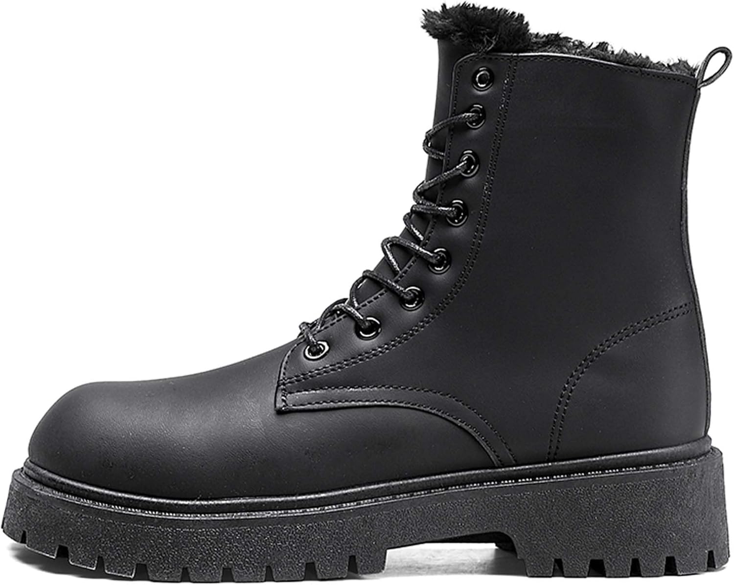 Зимние бархатные кожаные ботинки на высокой подошве для мужчин и женщин, удобные повседневные ботинки с антискользящей подошвой Generic, черный
Зимние бархатные кожаные ботинки на высокой подошве для мужчин и женщин, удобные повседневные ботинки с антискользящей подошвой Generic, черный