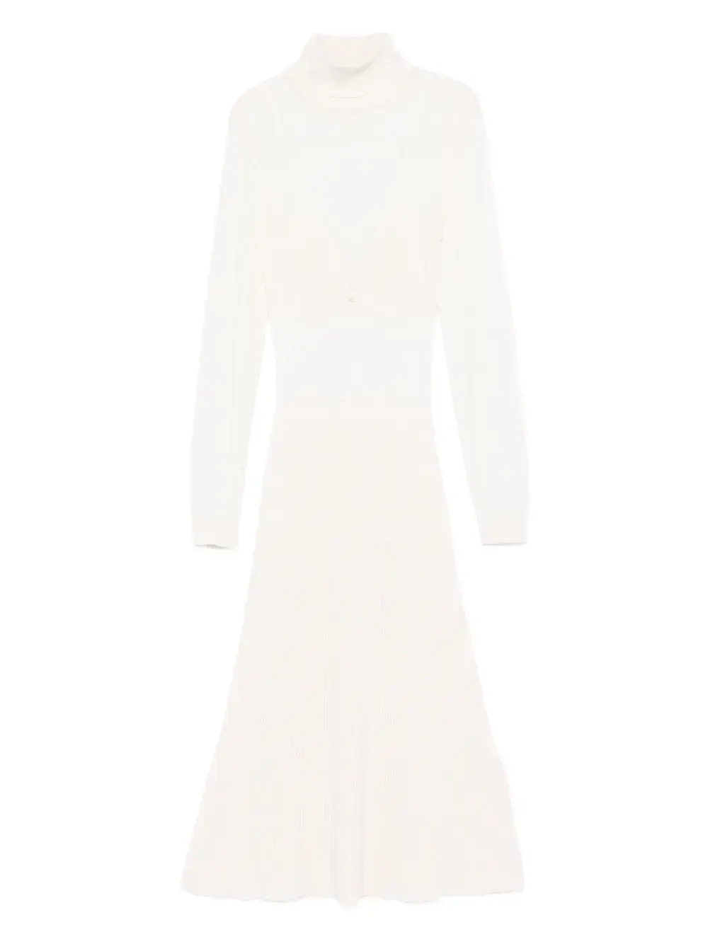 Платье с воротником-гольф в рубчик Elisabetta Franchi, белый
Платье с воротником-гольф в рубчик Elisabetta Franchi, белый