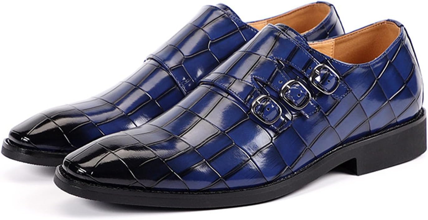 Мужские классические лоферы с двумя пряжками из лакированной кожи, с закрытым носком, для официального и делового стиля, винтажные, удобные, нескользящие, для свадьбы и формальных мероприятий Myallfeet, синий
Мужские классические лоферы с двумя пряжками из лакированной кожи, с закрытым носком, для официального и делового стиля, винтажные, удобные, нескользящие, для свадьбы и формальных мероприятий Myallfeet, синий
