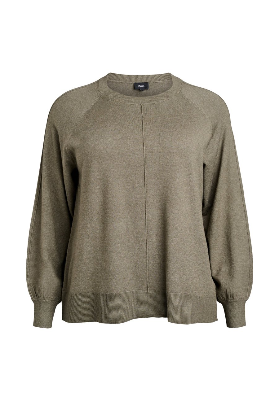 Джемпер Zizzi MIT MITTELNAHT UND RAGLANÄRMELN, Dusty Olive/Green
Джемпер Zizzi MIT MITTELNAHT UND RAGLANÄRMELN, Dusty Olive/Green