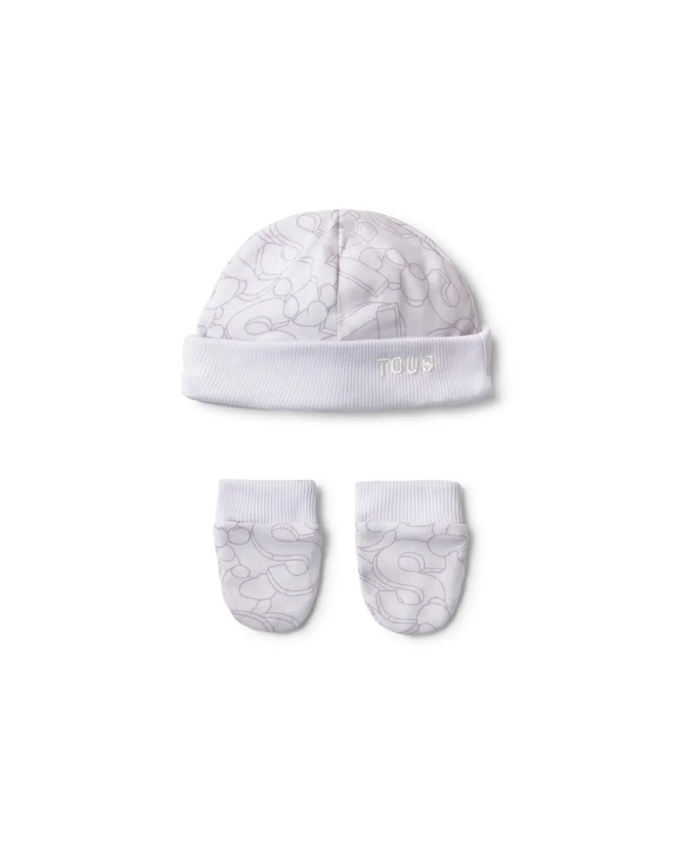 Детский комплект для новорожденного из хлопка с буквами и мишкой Bold Bear Tous, сиреневый
Детский комплект для новорожденного из хлопка с буквами и мишкой Bold Bear Tous, сиреневый