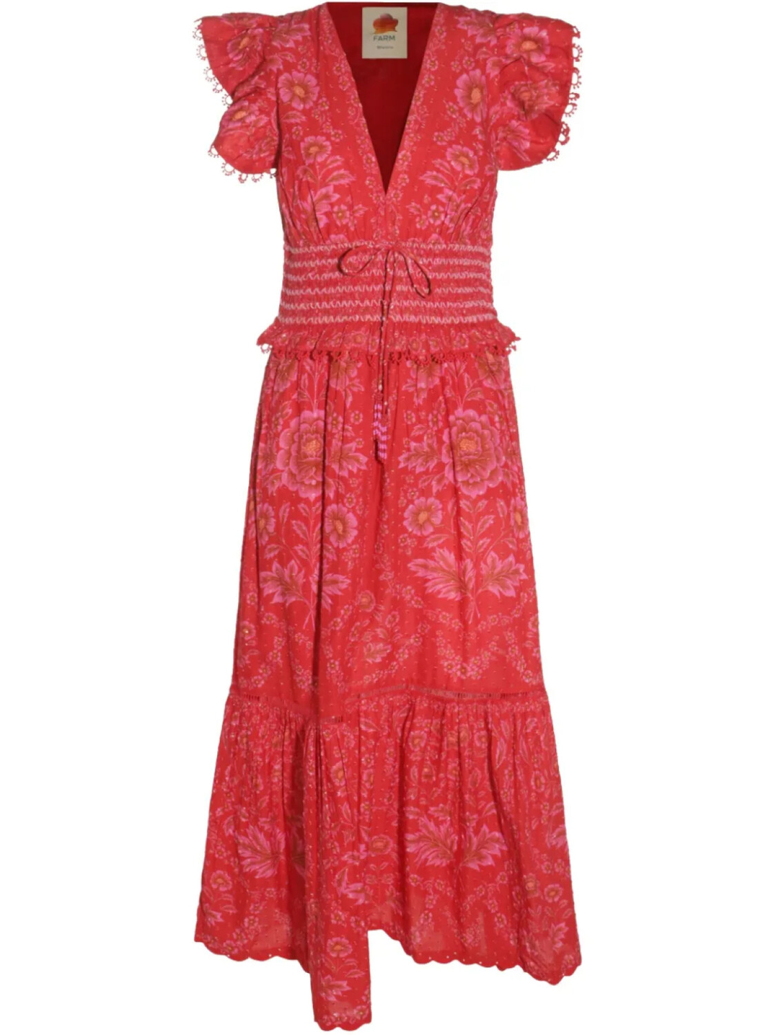 FARM Rio платье макси с цветочным принтом, красный
FARM Rio платье макси с цветочным принтом, красный