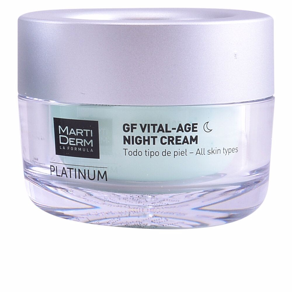 Увлажняющий крем для ухода за лицом Platinum gf vital age night cream Martiderm, 50 мл
Увлажняющий крем для ухода за лицом Platinum gf vital age night cream Martiderm, 50 мл