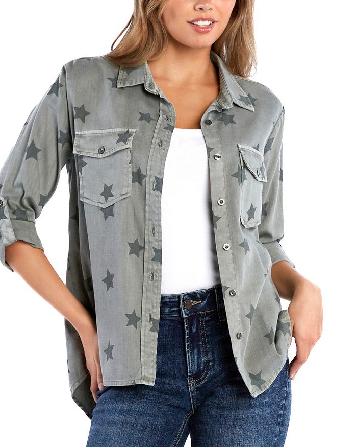 Футболка со звездным принтом Billy T, зеленый
Футболка со звездным принтом Billy T, зеленый