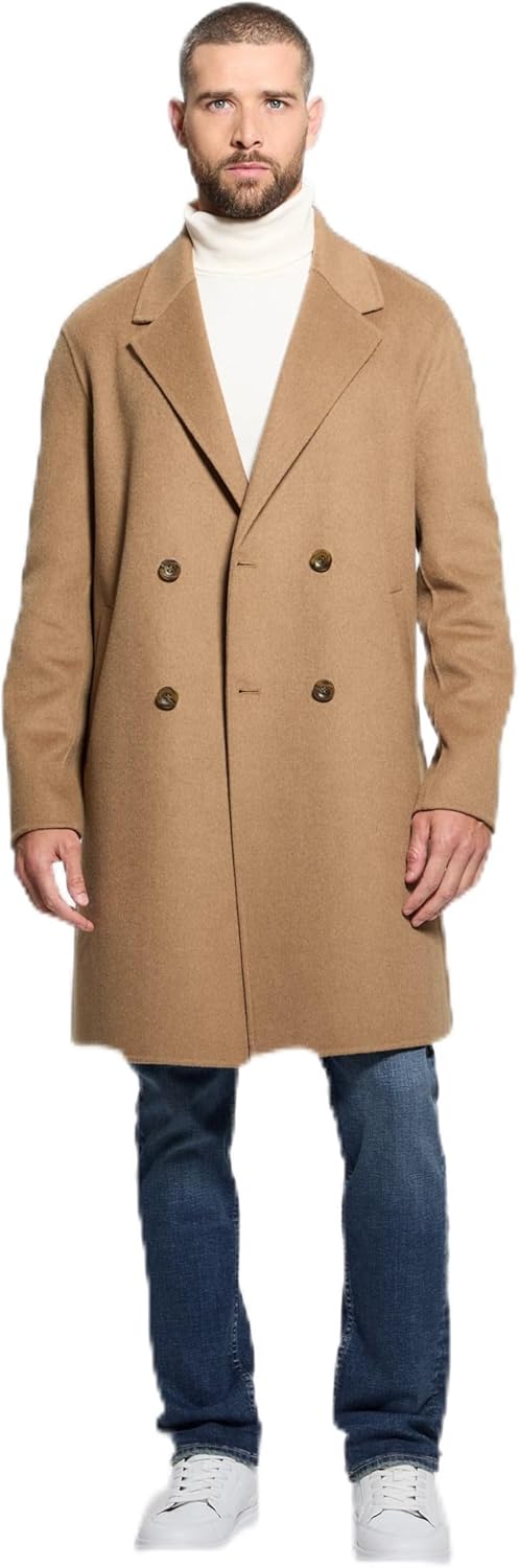 Пальто мужское Double Breasted GUESS, Coconut Latte
Пальто мужское Double Breasted GUESS, Coconut Latte