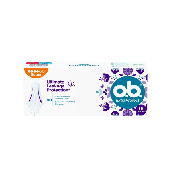 Супергигиеничные тампоны, 16 шт./1 упаковка. O.B. Extra protect
Супергигиеничные тампоны, 16 шт./1 упаковка. O.B. Extra protect