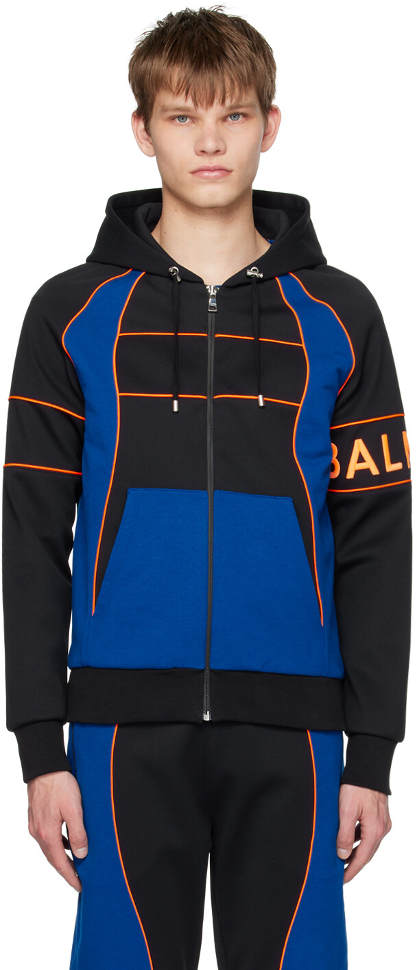Черно-синяя толстовка со вставками Noir/Bleu electric Balmain, Черный, Черно-синяя толстовка со вставками Noir/Bleu electric Balmain
Черно-синяя толстовка со вставками Noir/Bleu electric Balmain, Черный, Черно-синяя толстовка со вставками Noir/Bleu electric Balmain