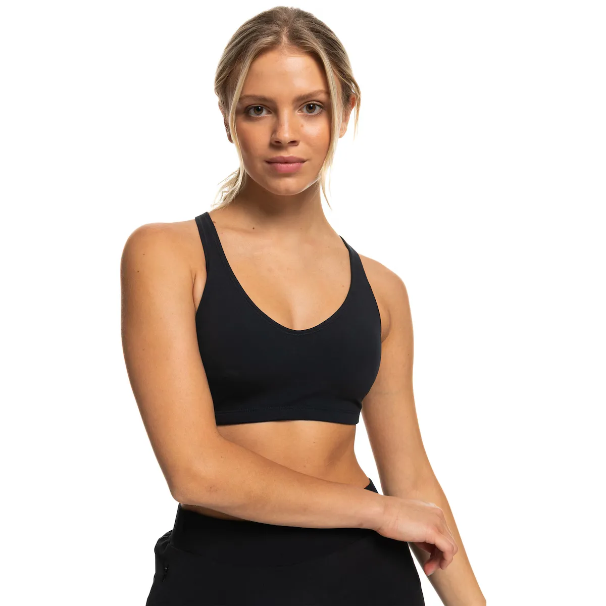 Спортивный бюстгальтер Heart Into It для женщин Roxy, черный
Спортивный бюстгальтер Heart Into It для женщин Roxy, черный