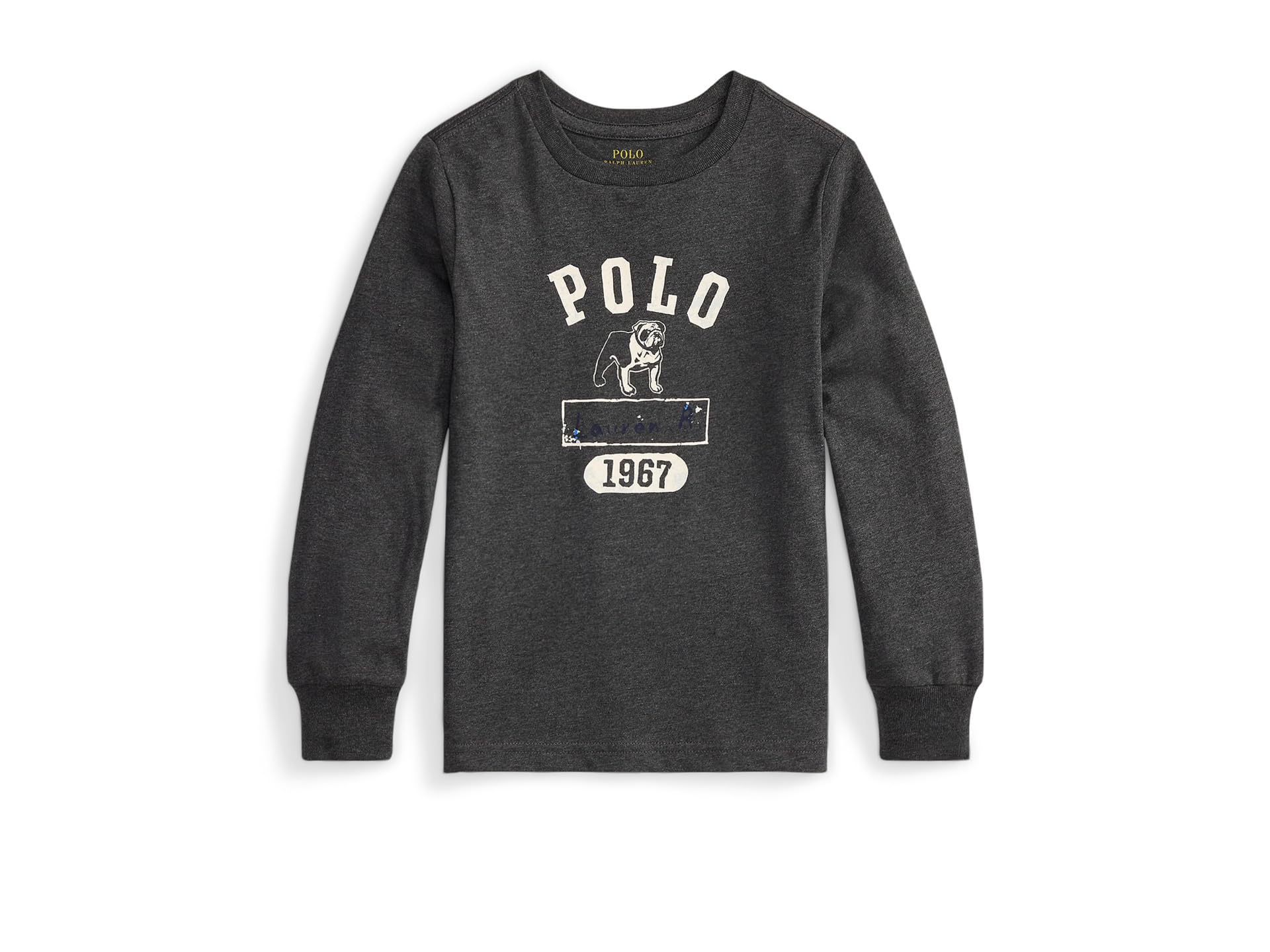 Футболка Polo Ralph Lauren Kids Cotton Jersey Graphic Long Sleeve Tee, цвет Windsor Heather
Футболка Polo Ralph Lauren Kids Cotton Jersey Graphic Long Sleeve Tee, цвет Windsor Heather
