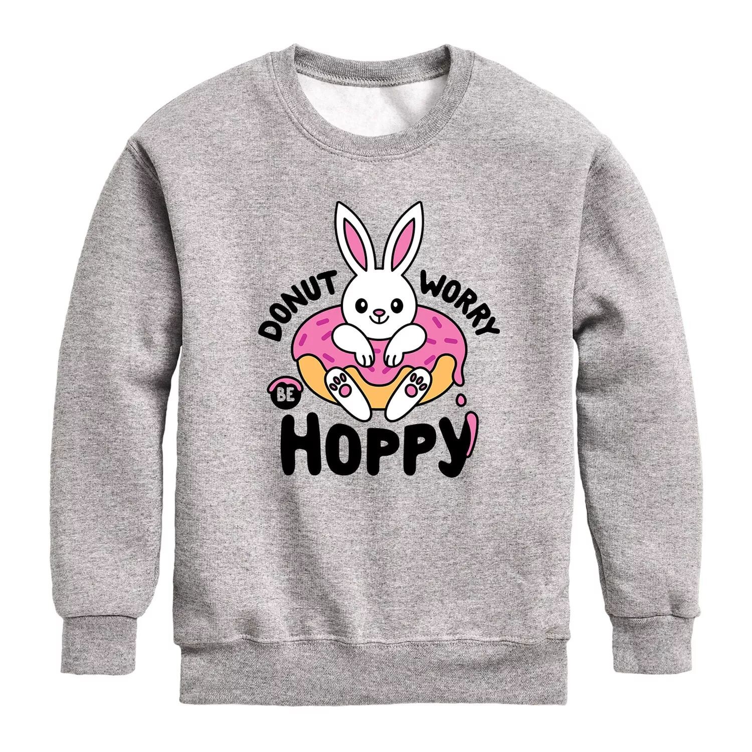 Флисовый топ с рисунком Donut Worry Be Hoppy для мальчиков 8–20 лет Licensed Character, серый
Флисовый топ с рисунком Donut Worry Be Hoppy для мальчиков 8–20 лет Licensed Character, серый