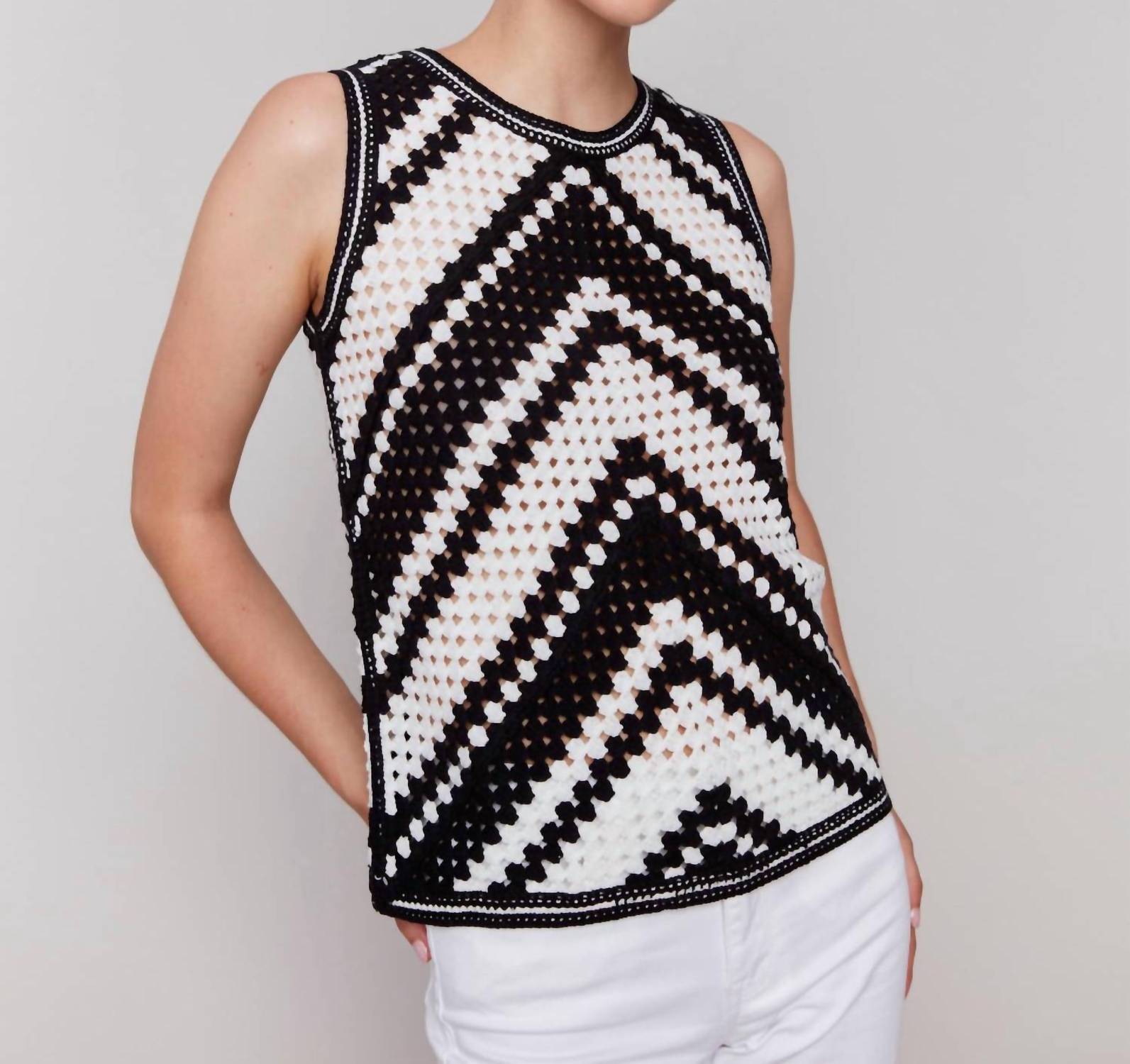 Вязаный топ цвета «перец» Charlie B, Pepper
Вязаный топ цвета «перец» Charlie B, Pepper