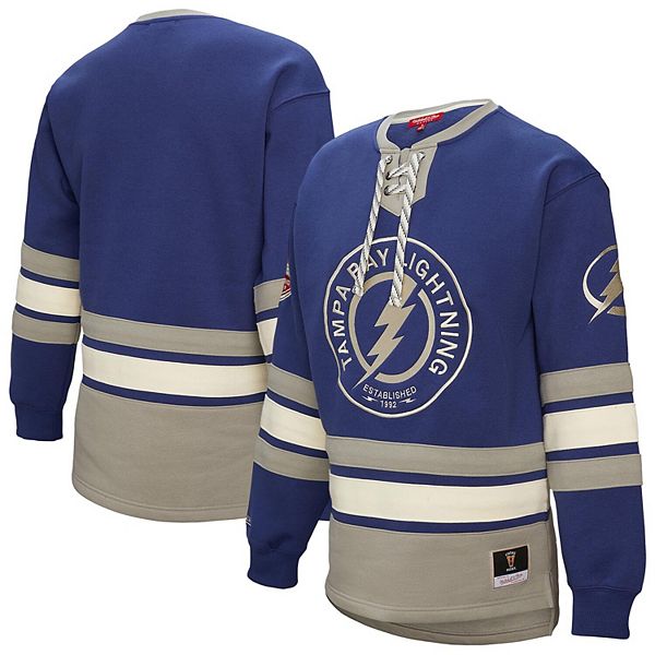 Женский синий свитшот Tampa Bay Lightning Heritage на шнуровке Mitchell & Ness
Женский синий свитшот Tampa Bay Lightning Heritage на шнуровке Mitchell & Ness