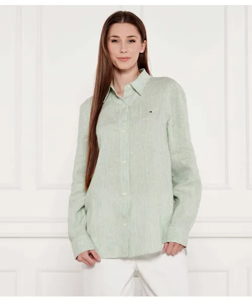 Льняная рубашка Relaxed fit Tommy Hilfiger, зеленый
Льняная рубашка Relaxed fit Tommy Hilfiger, зеленый