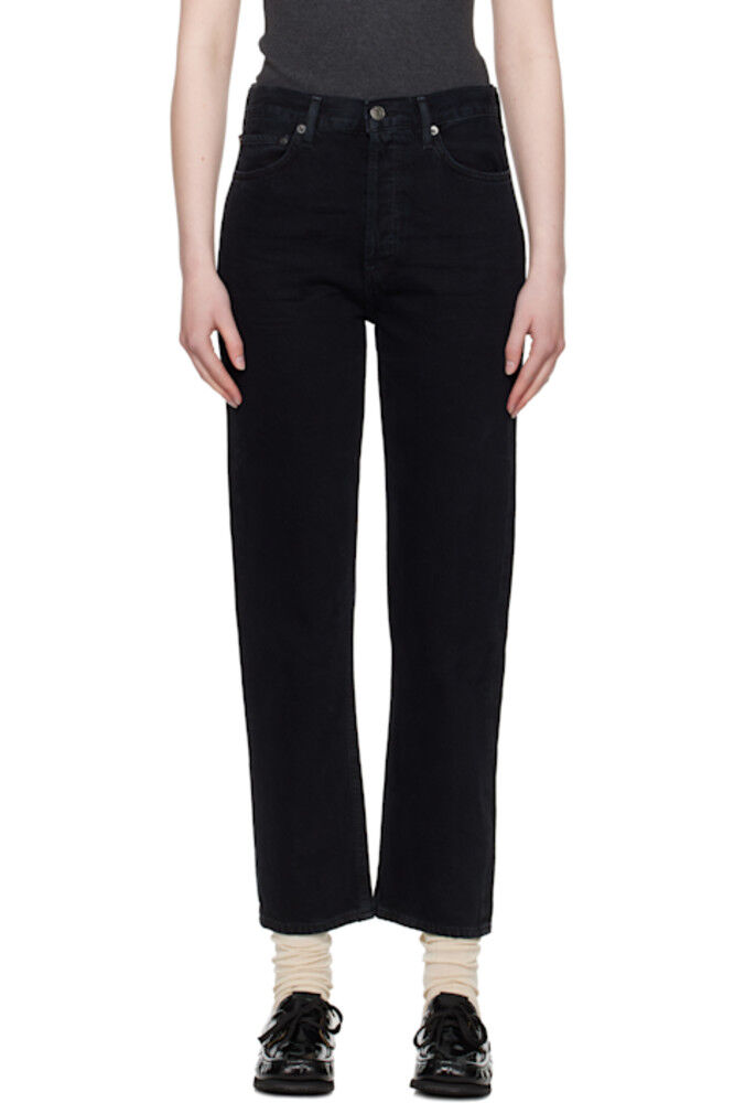 Черные прямые джинсы с заниженной талией в стиле 90-х AGOLDE
Черные прямые джинсы с заниженной талией в стиле 90-х AGOLDE
