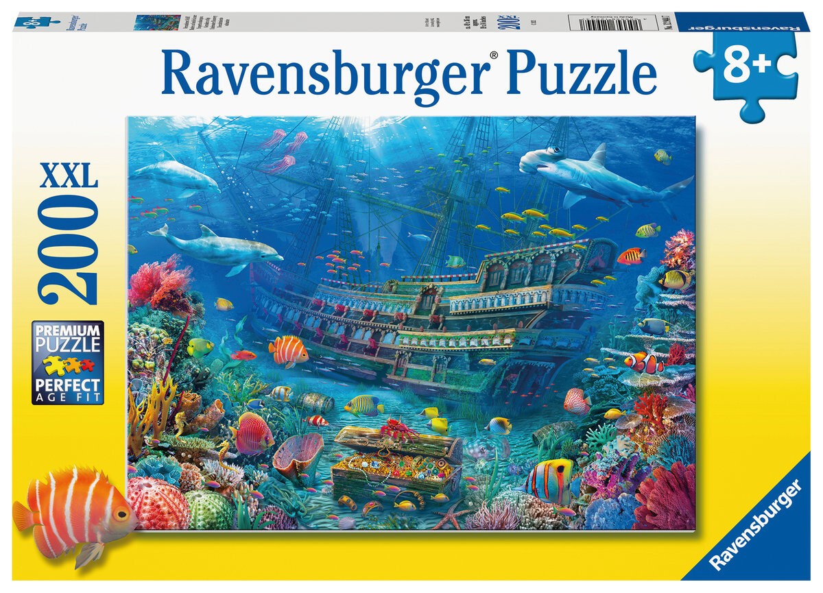 Пазл Ravensburger для детей XXL Затонувший корабль, 200 шт.
Пазл Ravensburger для детей XXL Затонувший корабль, 200 шт.