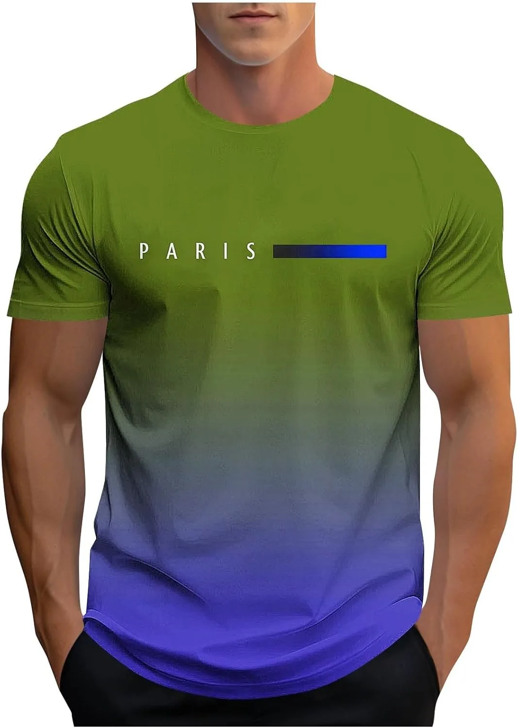 Футболка мужская Casual с принтом Paris Letter, короткий рукав
Футболка мужская Casual с принтом Paris Letter, короткий рукав