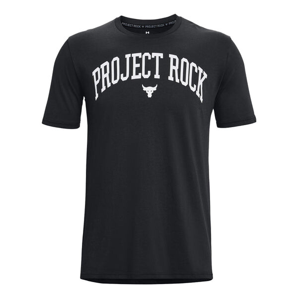 Футболка project rock payoff t-shirt 'black' Under Armour, черный 
Футболка project rock payoff t-shirt 'black' Under Armour, черный
