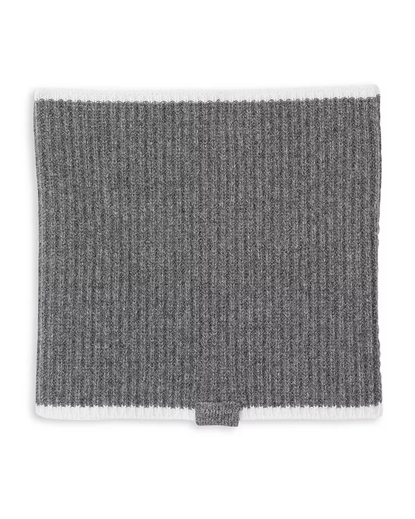 Вязаный шарф-воротник в рубчик Sandro, серый
Вязаный шарф-воротник в рубчик Sandro, серый