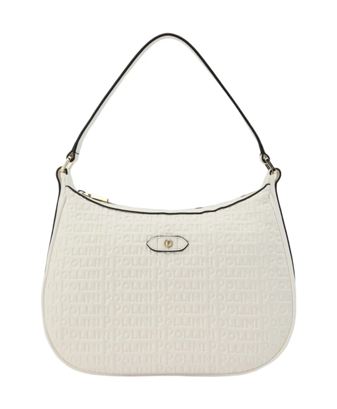 Сумка-Хобо с логотипом и надписью. Pollini, белый
Сумка-Хобо с логотипом и надписью. Pollini, белый