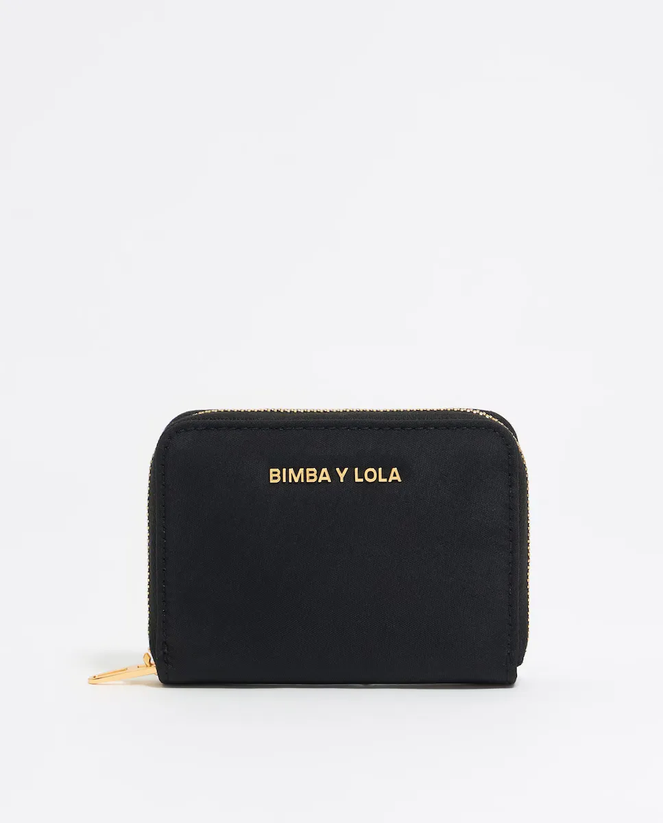 Женский кошелек с нейлоновым логотипом Bimba y Lola, чёрный
Женский кошелек с нейлоновым логотипом Bimba y Lola, чёрный
