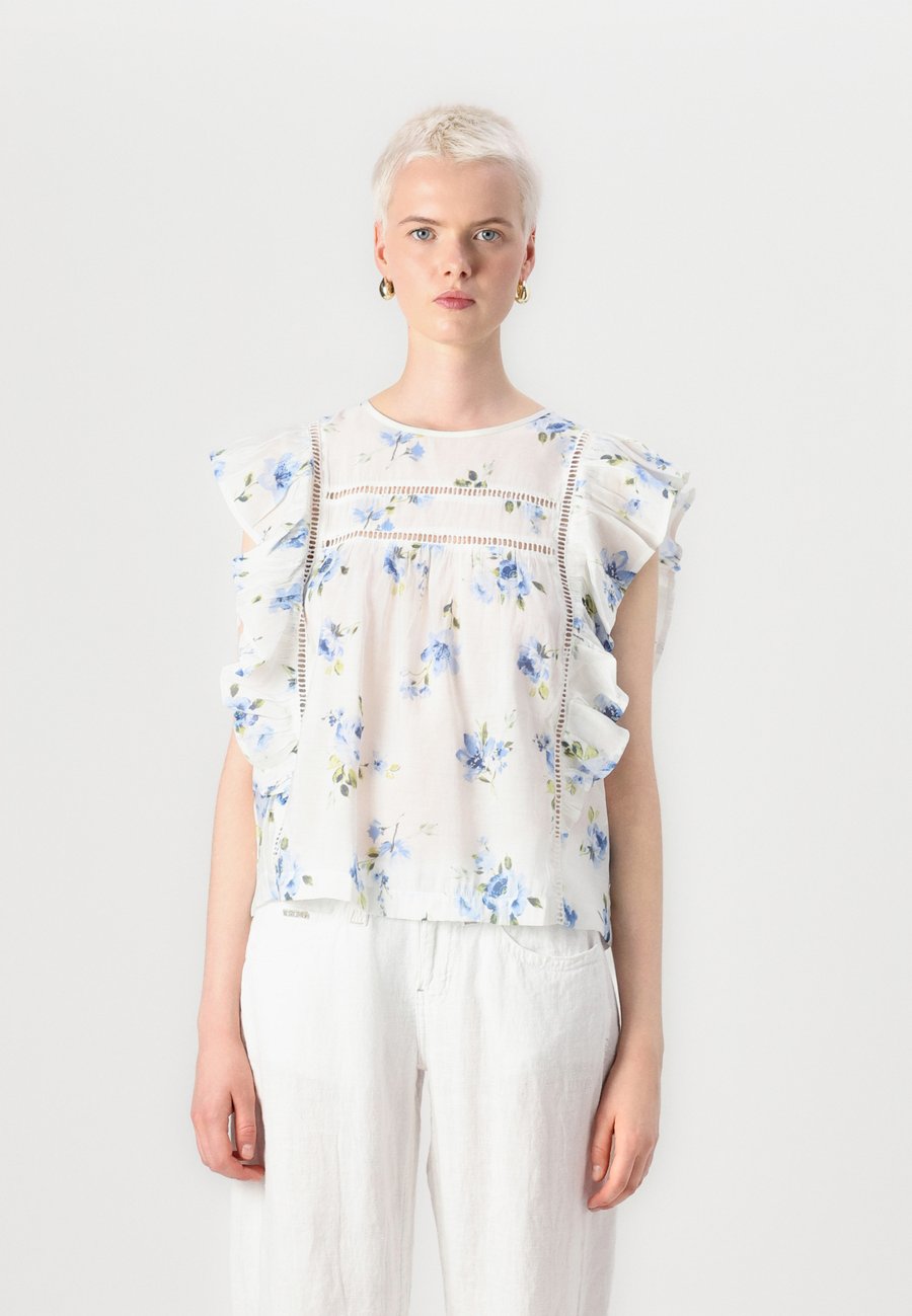 Блуза VILA VIPRINTED O NECK, Snow White/Blue Flowers/White
Блуза VILA VIPRINTED O NECK, Snow White/Blue Flowers/White