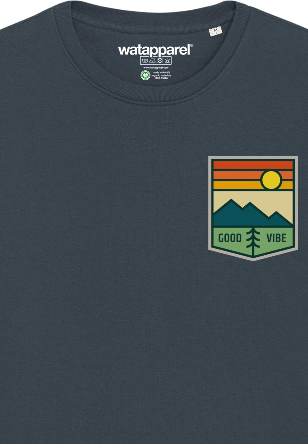 Толстовка GOOD VIBE watapparel, антрацит
Толстовка GOOD VIBE watapparel, антрацит