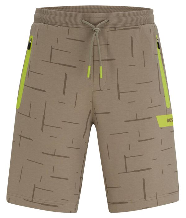 Шорты мужские Boss Green трикотажные с принтом, бежевый
Шорты мужские Boss Green трикотажные с принтом, бежевый