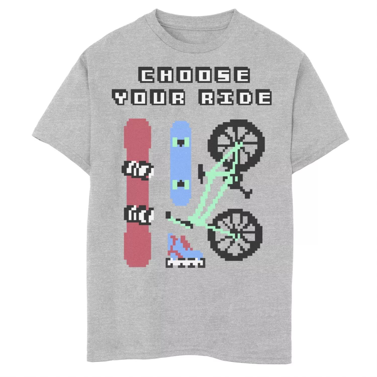 Футболка с рисунком «Выбери свою поездку» для мальчиков 8–20 лет Unbranded 
Футболка с рисунком «Выбери свою поездку» для мальчиков 8–20 лет Unbranded