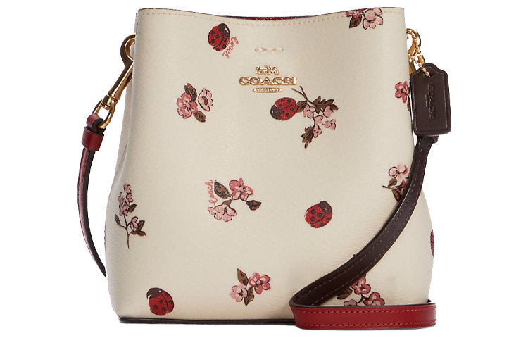 Городская сумка-ведро из лакированного холста с гладкой кожаной отделкой, через плечо, кроссбоди, малого размера, женская, белая COACH
Городская сумка-ведро из лакированного холста с гладкой кожаной отделкой, через плечо, кроссбоди, малого размера, женская, белая COACH