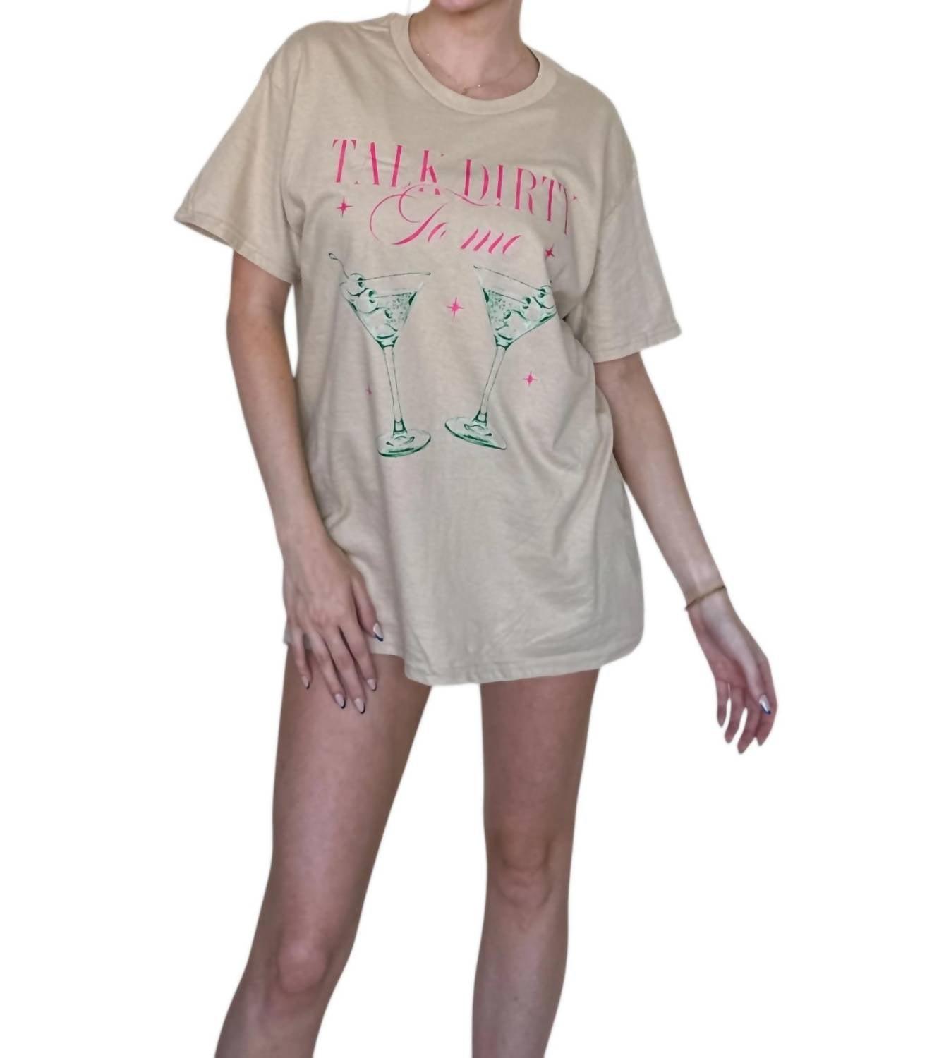 Футболка Talk Dirty To Me бежевого цвета 26 Threads
Футболка Talk Dirty To Me бежевого цвета 26 Threads