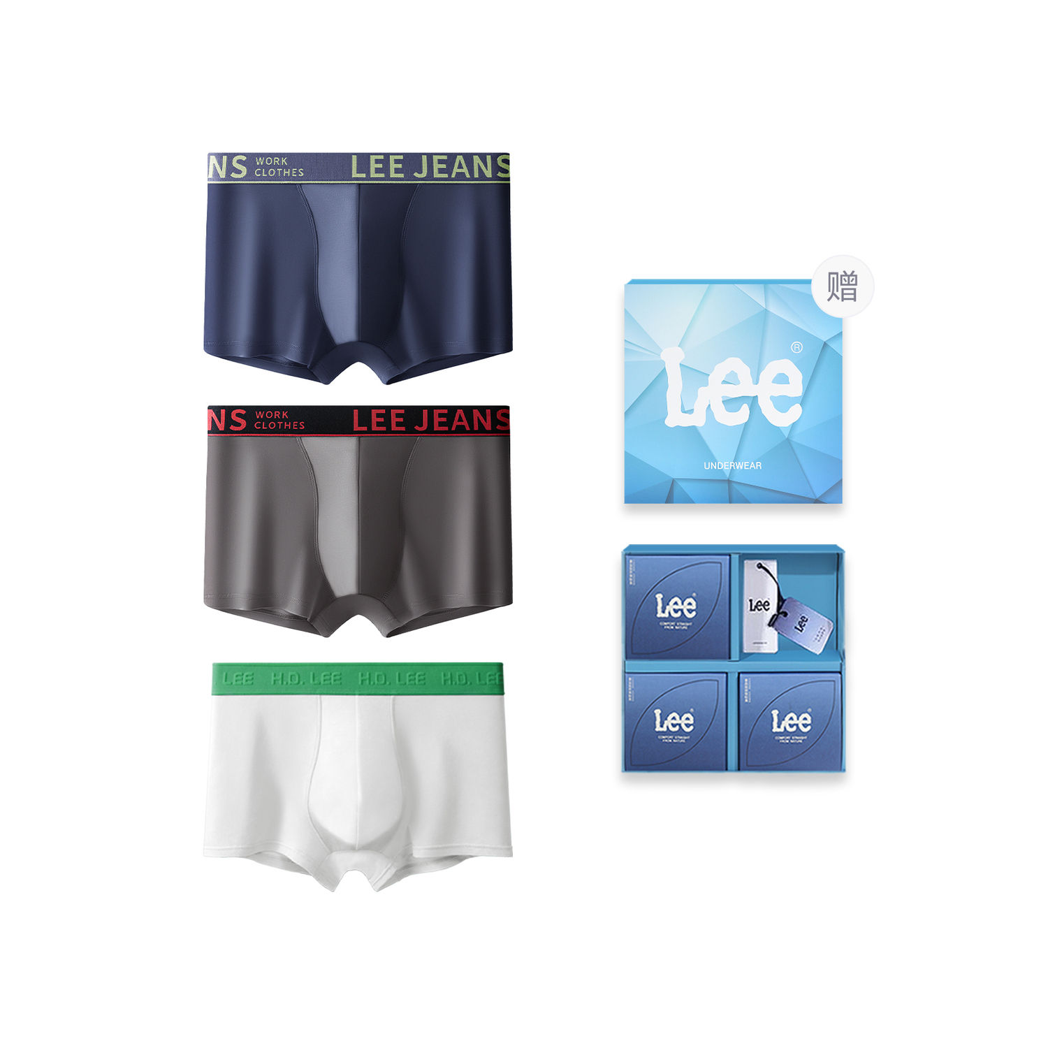 Трусы мужские бокс 3 шт Lee, темно-синий
Трусы мужские бокс 3 шт Lee, темно-синий