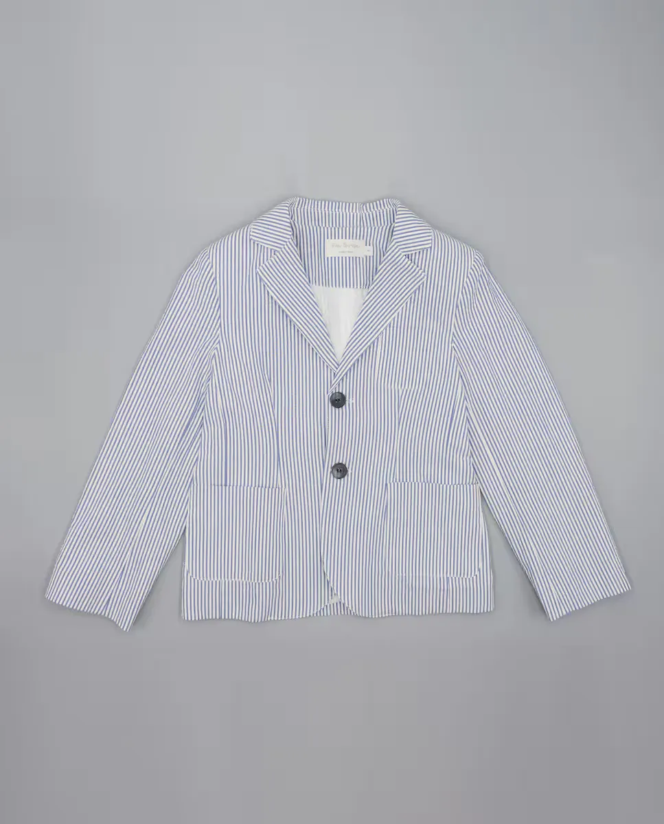 Полосатый хлопковый пиджак для мальчиков Fina Ejerique, темно-синий
Полосатый хлопковый пиджак для мальчиков Fina Ejerique, темно-синий