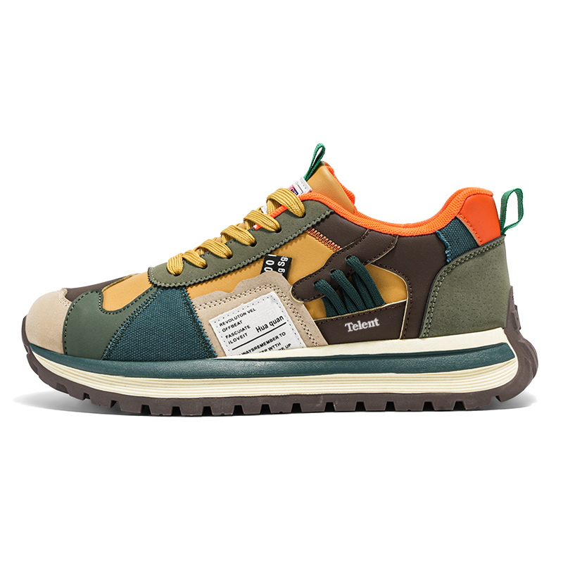 TELENT Желто-коричневые мужские противоскользящие износостойкие массивные низкие кроссовки, цвет Yellow Brown
TELENT Желто-коричневые мужские противоскользящие износостойкие массивные низкие кроссовки, цвет Yellow Brown