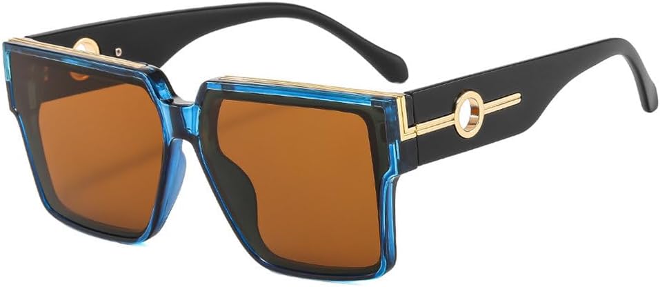 Женские солнцезащитные очки в винтажном стиле с крупной оправой, мужские модные роскошные солнцезащитные очки с защитой от УФ-излучения UV400, синие, один размер TYUVIVO, Blue
Женские солнцезащитные очки в винтажном стиле с крупной оправой, мужские модные роскошные солнцезащитные очки с защитой от УФ-излучения UV400, синие, один размер TYUVIVO, Blue