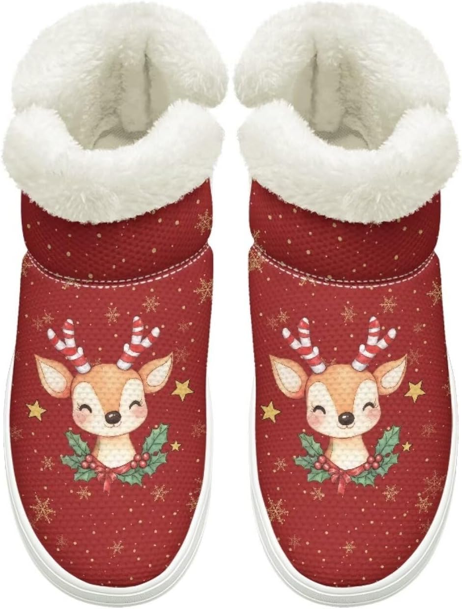 Теплые ботинки для женщин и мужчин, ботильоны без шнурков, рождественские ботинки со снеговиками, пушистые, нескользящие, утепленные, с удобной подошвой Cugasmaru, Christmas Deer
Теплые ботинки для женщин и мужчин, ботильоны без шнурков, рождественские ботинки со снеговиками, пушистые, нескользящие, утепленные, с удобной подошвой Cugasmaru, Christmas Deer